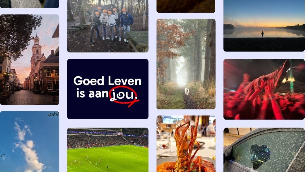 Campagne beelden: Gegenereerde beelden van Brabanders in een overzicht